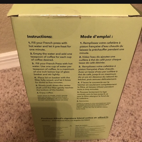 French press - Picture 3 of 3